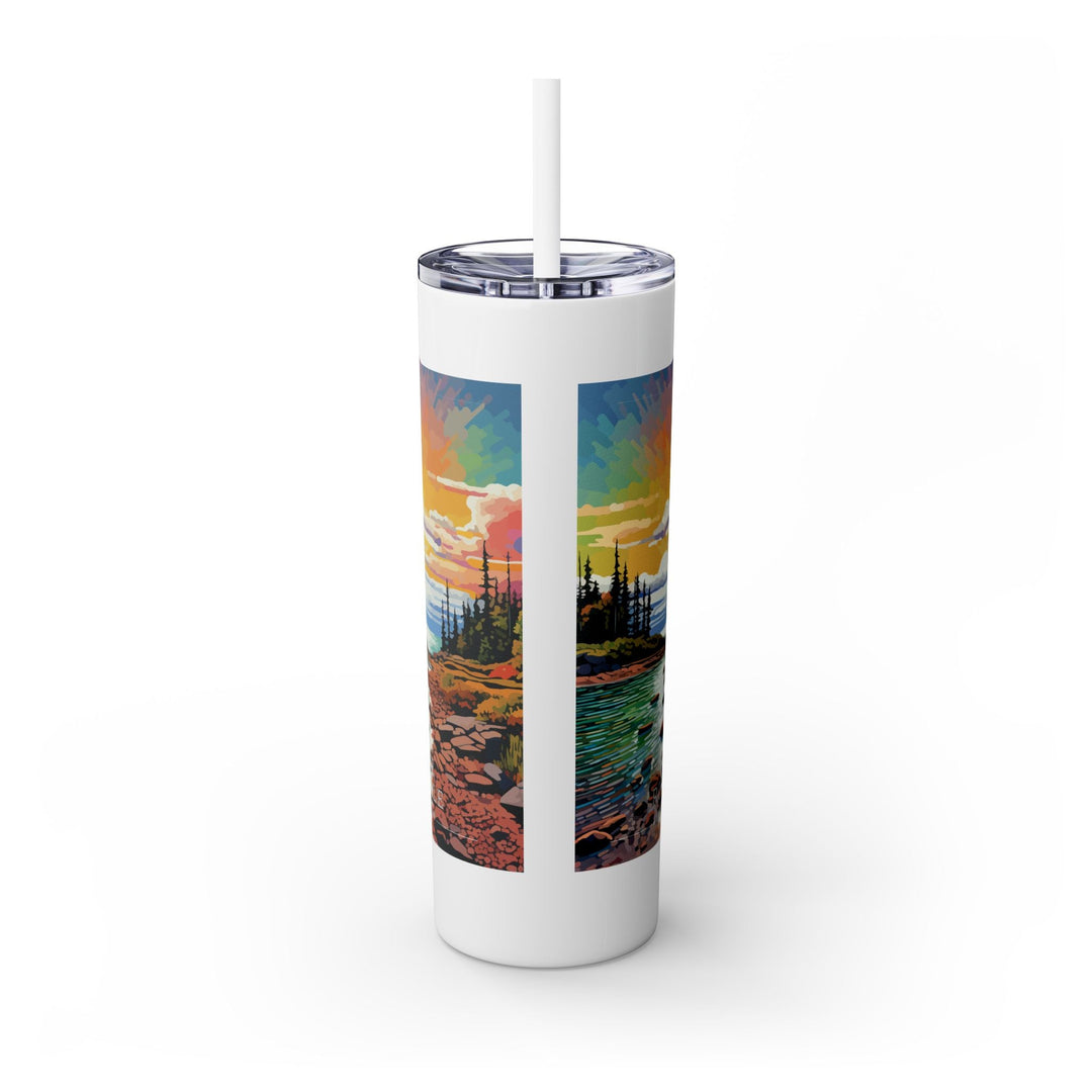 Isle Royale National Park Skinny Tumbler, 20oz - My Nature Book Adventures