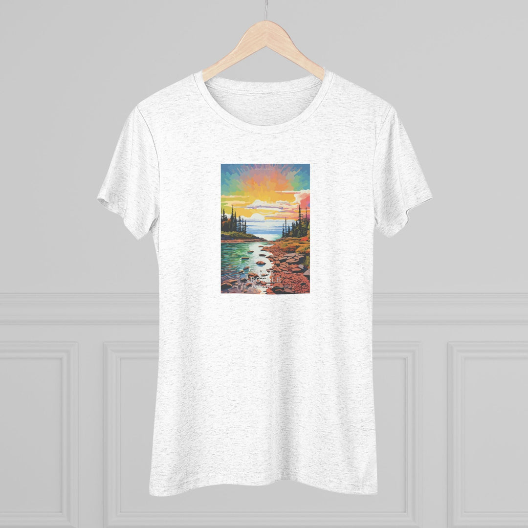 Isle Royale National Park Women's Triblend Tee - My Nature Book Adventures