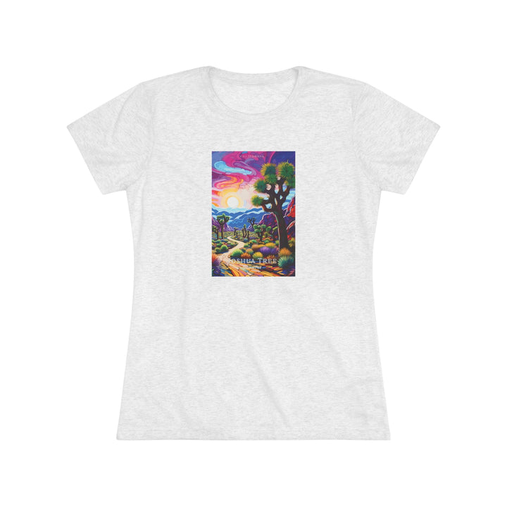 Joshua Tree Women's Triblend Tee - My Nature Book Adventures