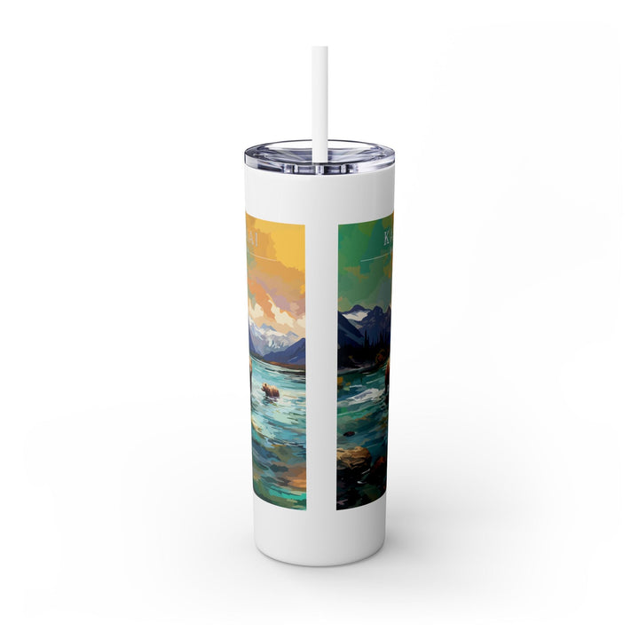 Katmai National Park Skinny Tumbler, 20oz - My Nature Book Adventures