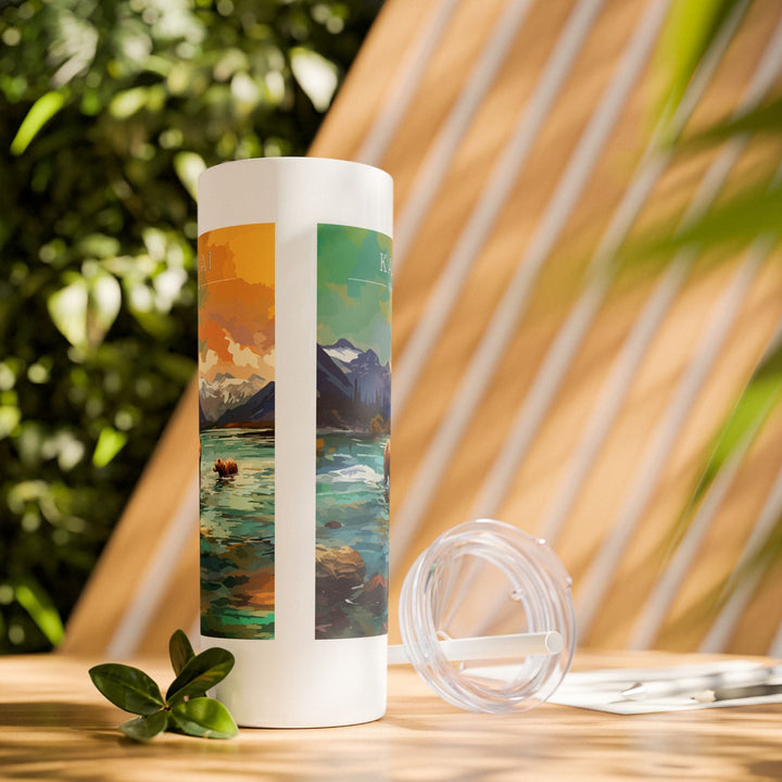 Katmai National Park Skinny Tumbler, 20oz - My Nature Book Adventures