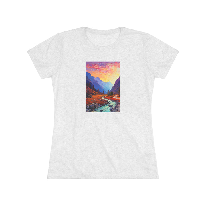 Kings Canyon National Park Women's Triblend Tee - My Nature Book Adventures