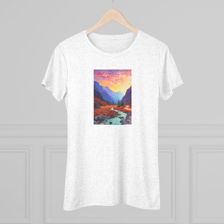 Kings Canyon National Park Women's Triblend Tee - My Nature Book Adventures