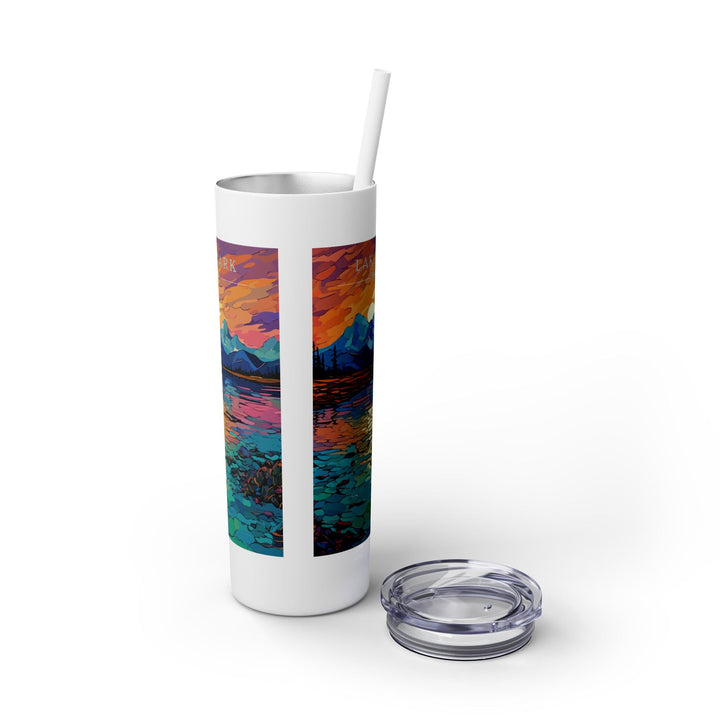 Lake Clark National Park Skinny Tumbler, 20oz - My Nature Book Adventures