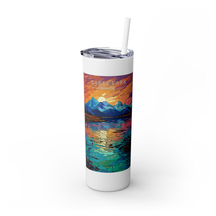 Lake Clark National Park Skinny Tumbler, 20oz - My Nature Book Adventures