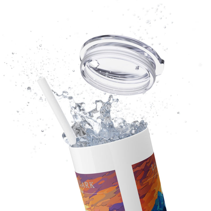 Lake Clark National Park Skinny Tumbler, 20oz - My Nature Book Adventures