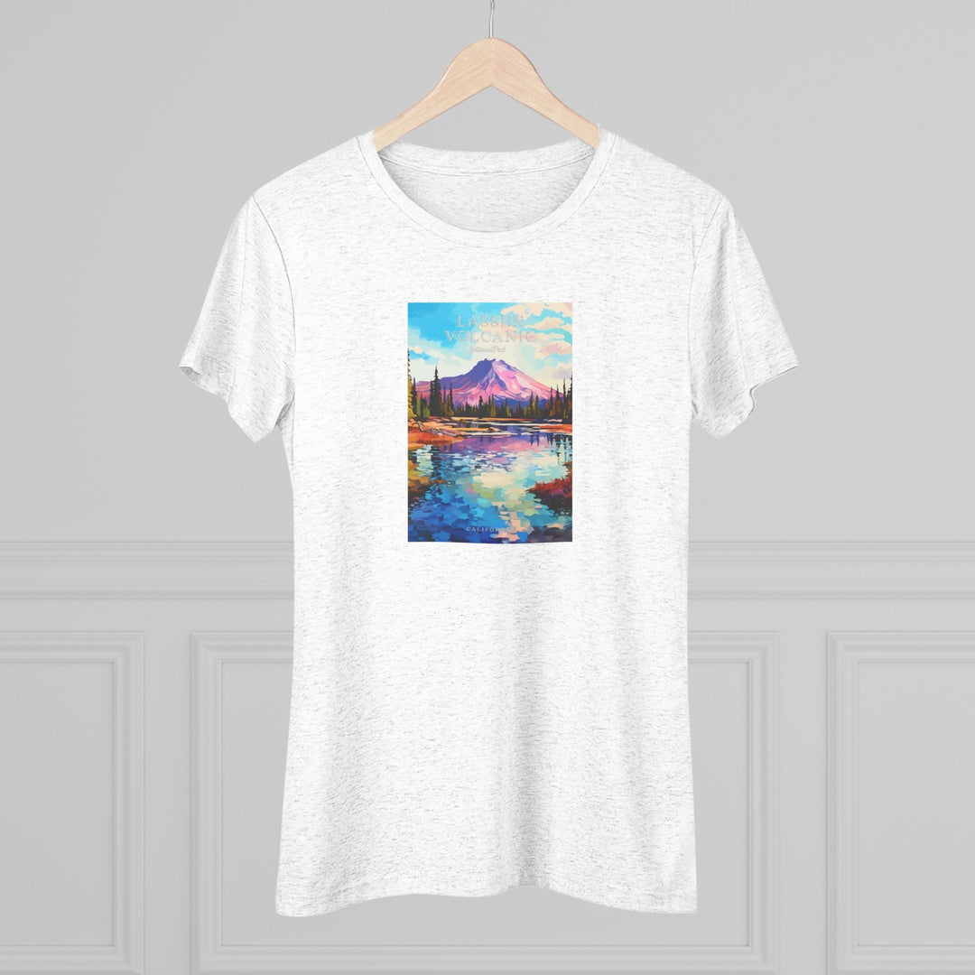 Lassen Volcanic National Park Women's Triblend Tee - My Nature Book Adventures