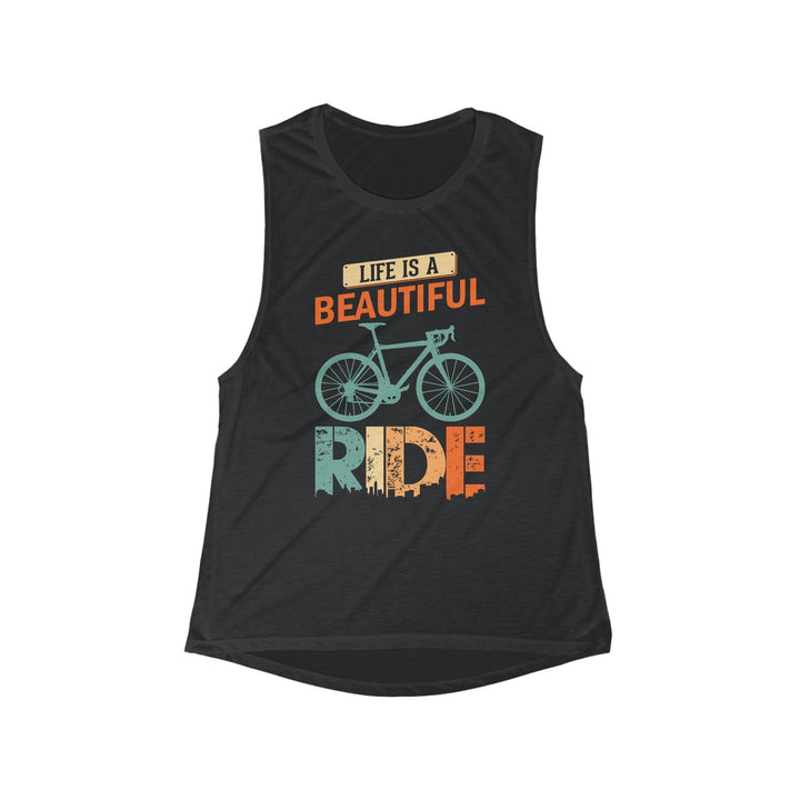 Light and Airy Muscle Tee - Life is a Beautiful Ride - My Nature Book Adventures
