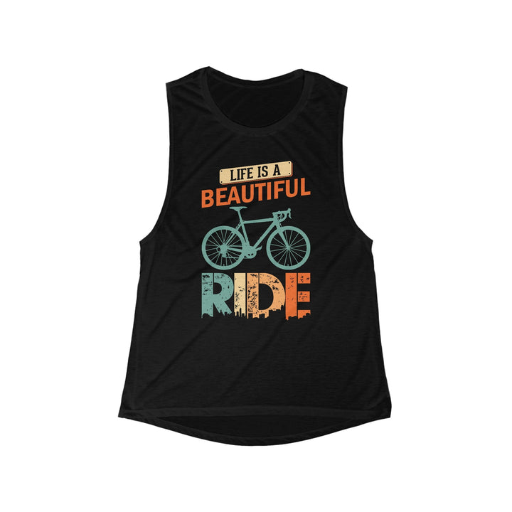 Light and Airy Muscle Tee - Life is a Beautiful Ride - My Nature Book Adventures