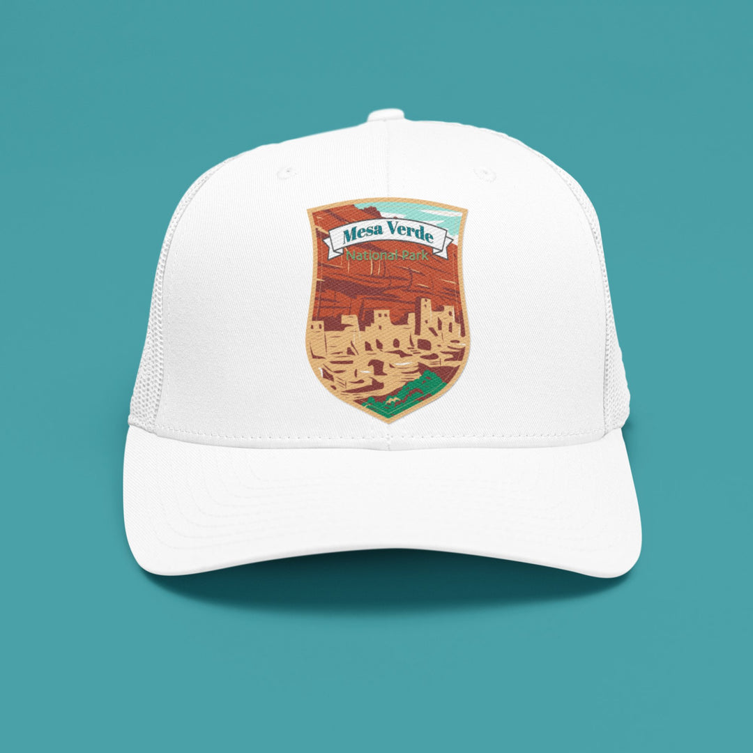 Mesa Verde National Park Badge - Trucker Hat - My Nature Book Adventures