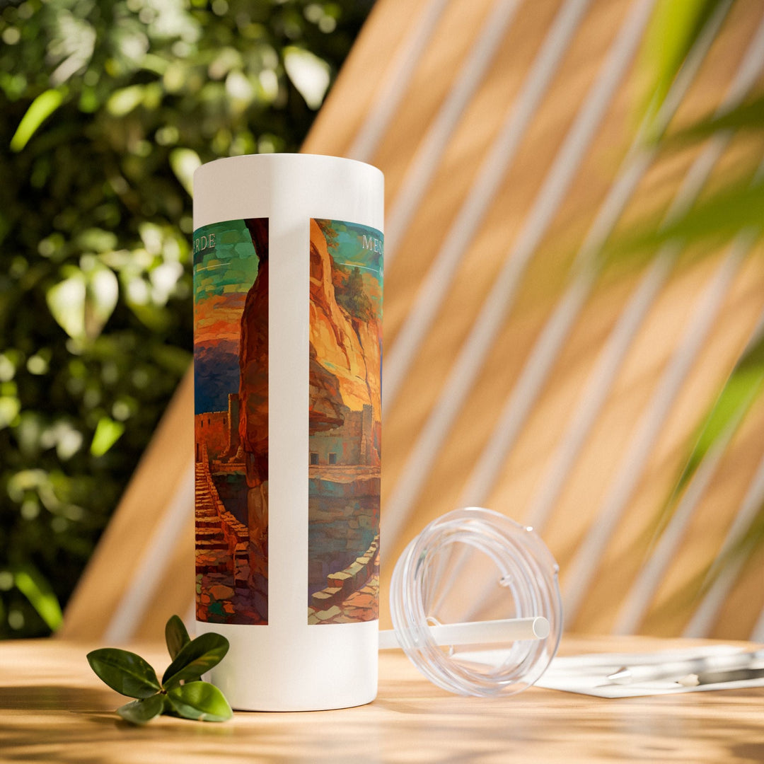 Mesa Verde National Park Skinny Tumbler, 20oz - My Nature Book Adventures