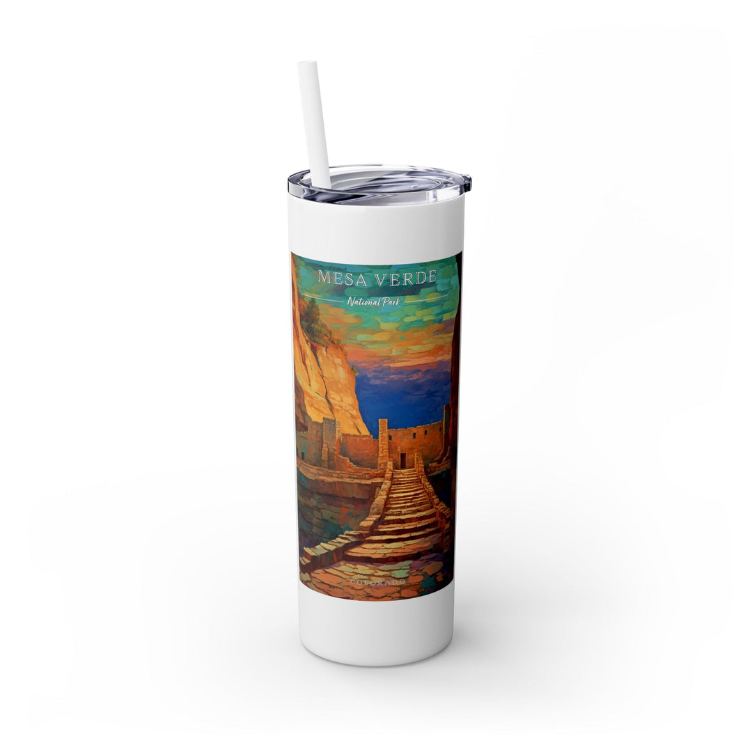 Mesa Verde National Park Skinny Tumbler, 20oz - My Nature Book Adventures