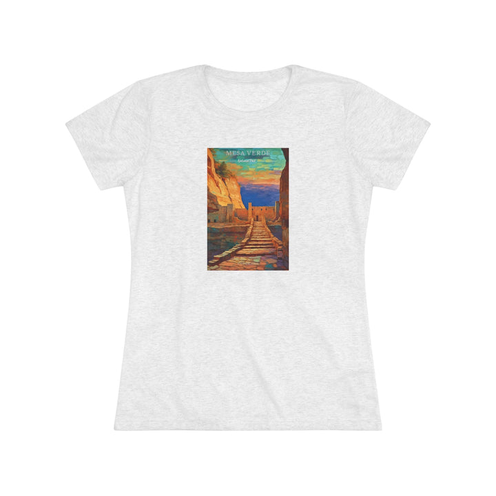 Mesa Verde National Park Women's Triblend Tee - My Nature Book Adventures