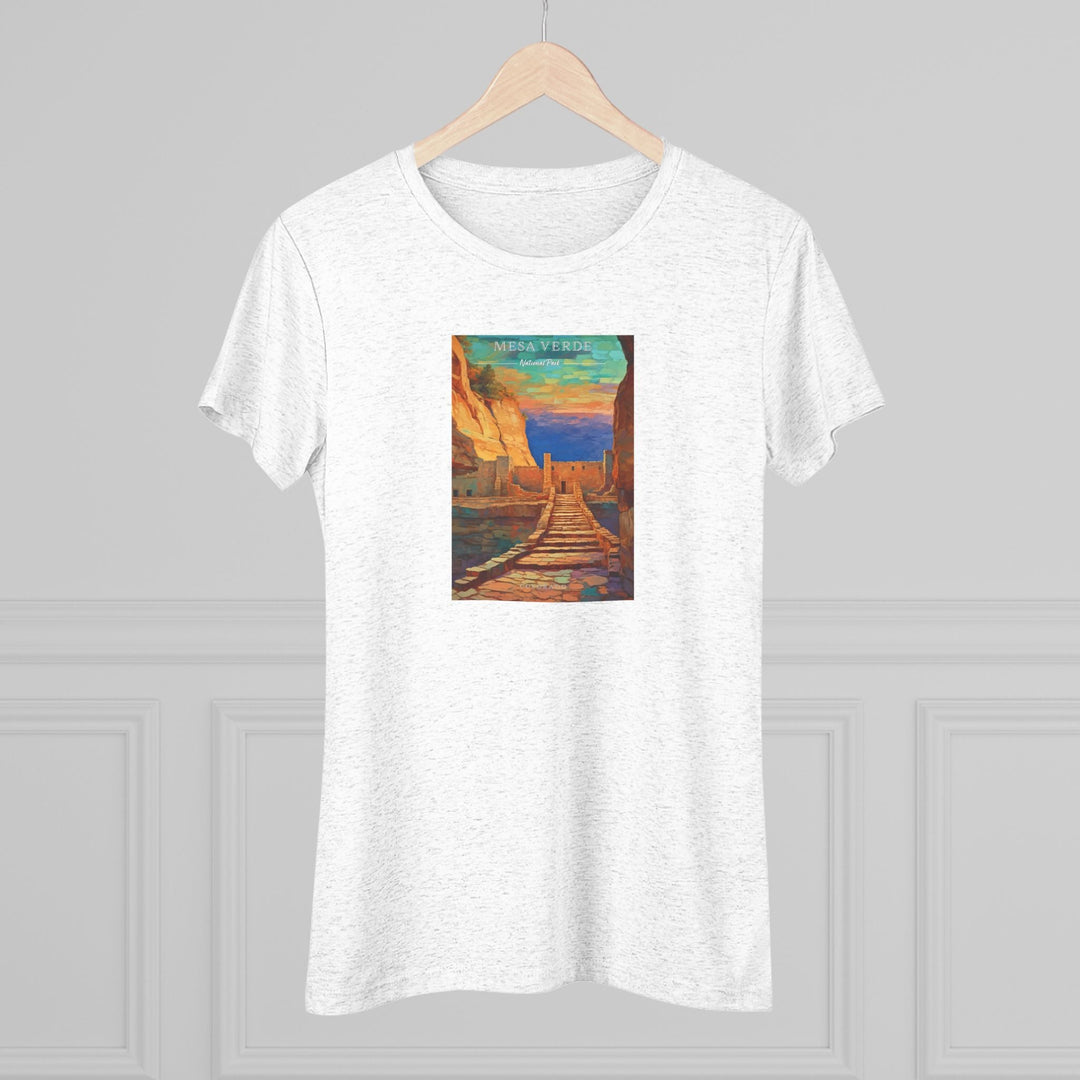 Mesa Verde National Park Women's Triblend Tee - My Nature Book Adventures