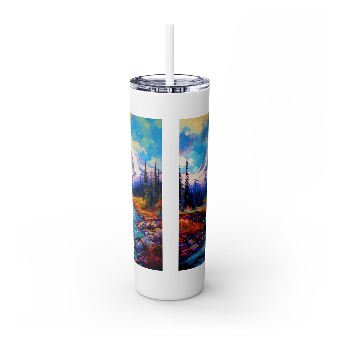 Mount Rainier National Park Skinny Tumbler, 20oz - My Nature Book Adventures