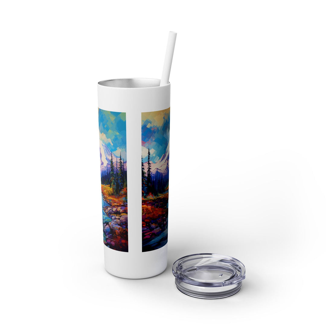 Mount Rainier National Park Skinny Tumbler, 20oz - My Nature Book Adventures