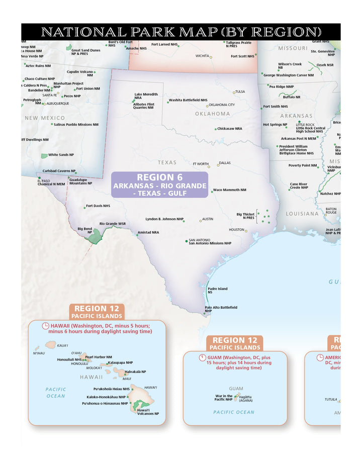 National Park Adventure Planning Journal + 24x36 Detailed National Park 2 Sided - Folded Map Combo - My Nature Book Adventures