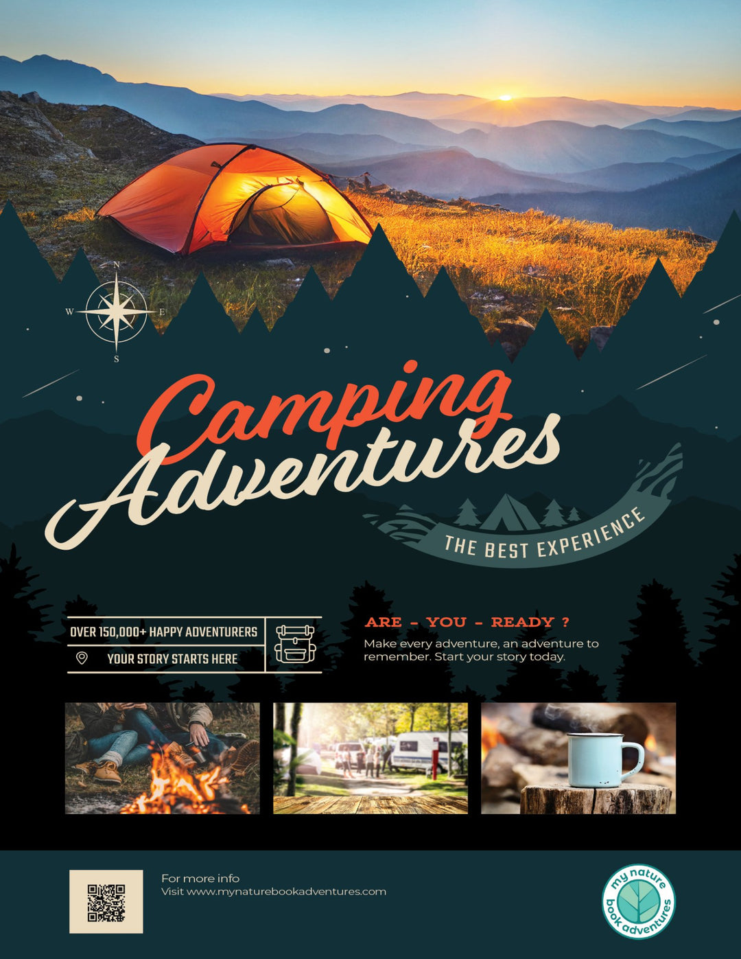 NEW - Camping Adventure Book - My Nature Book Adventures