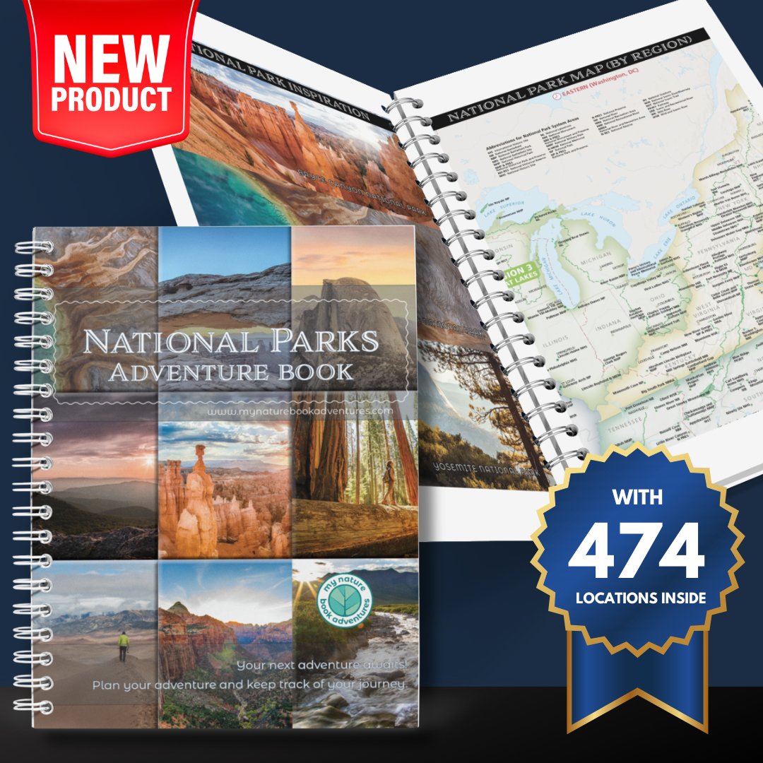 NEW - National Parks - Adventure Book - My Nature Book Adventures