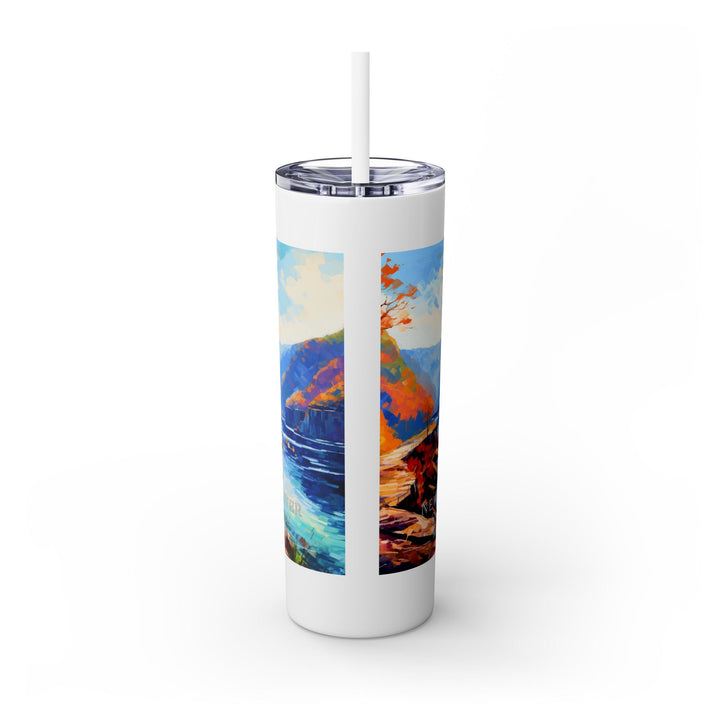 New River Gorge National Park Skinny Tumbler, 20oz - My Nature Book Adventures