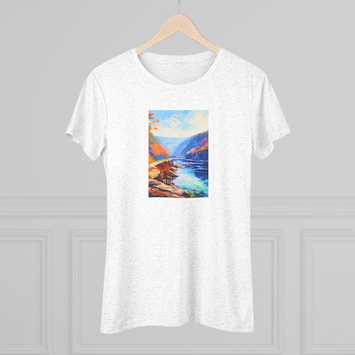 New River Gorge National Park Women's Triblend Tee - My Nature Book Adventures