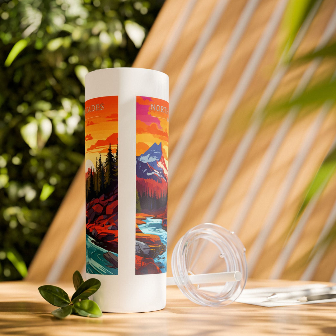 North Cascades National Park Skinny Tumbler, 20oz - My Nature Book Adventures