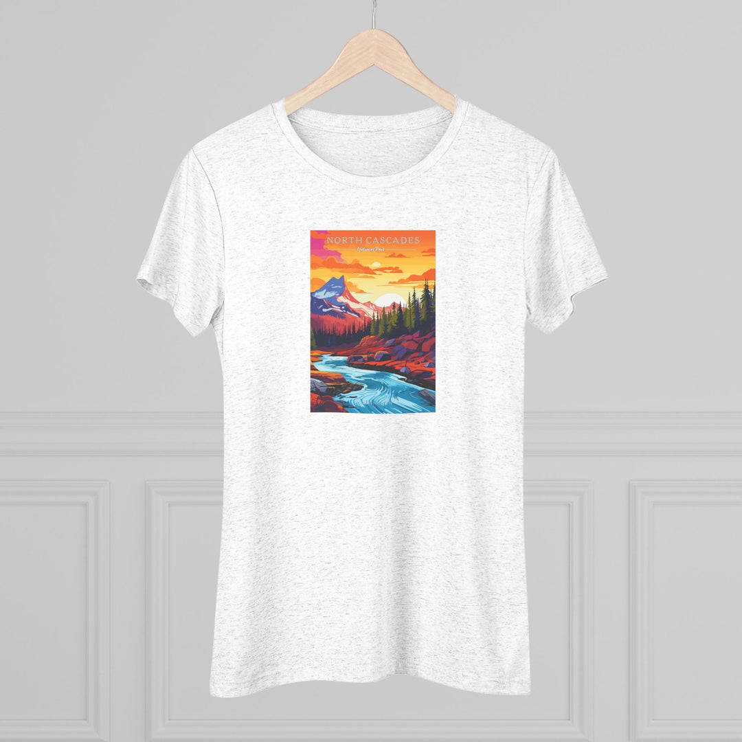 North Cascades National Park Women's Triblend Tee - My Nature Book Adventures