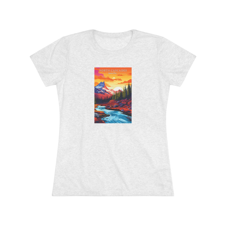 North Cascades National Park Women's Triblend Tee - My Nature Book Adventures