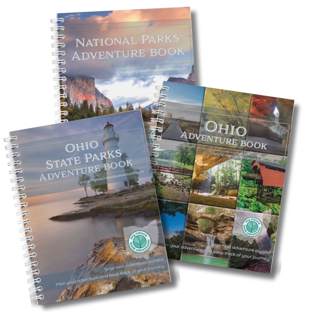 Ohio State Parks Adventure Book + NEW Ohio Adventure Book + National Parks Adventure Book Combo - My Nature Book Adventures