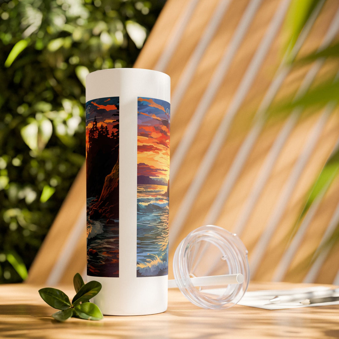 Olympic National Park Skinny Tumbler, 20oz - My Nature Book Adventures