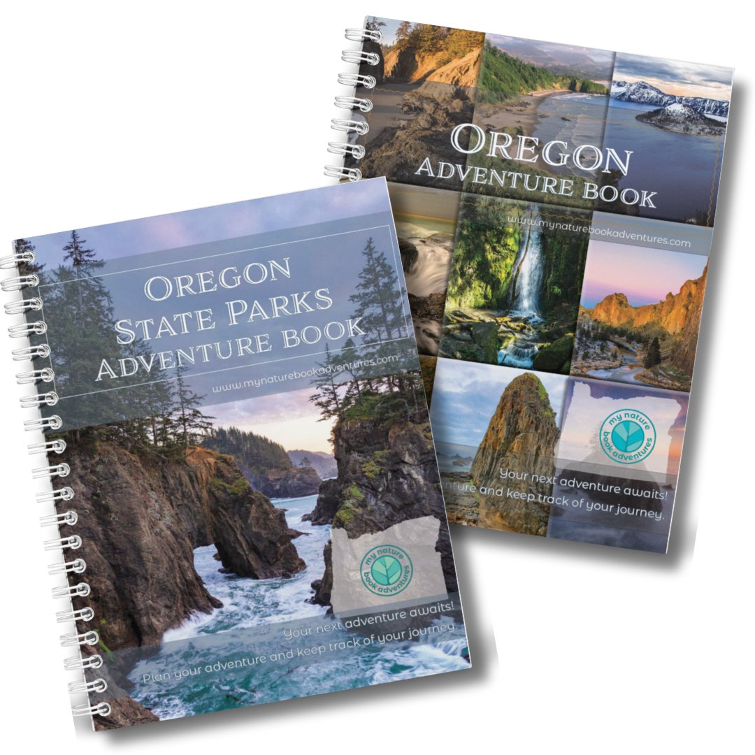 Oregon State Parks Adventure Book + NEW Oregon Adventure Book Combo - My Nature Book Adventures