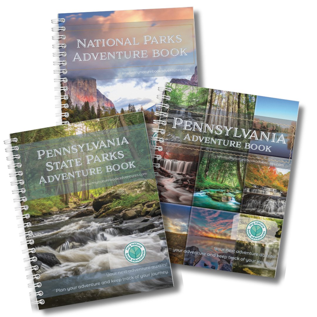 Pennsylvania State Parks Adventure Book + NEW Pennsylvania Adventure Book + National Parks Adventure Book Combo - My Nature Book Adventures