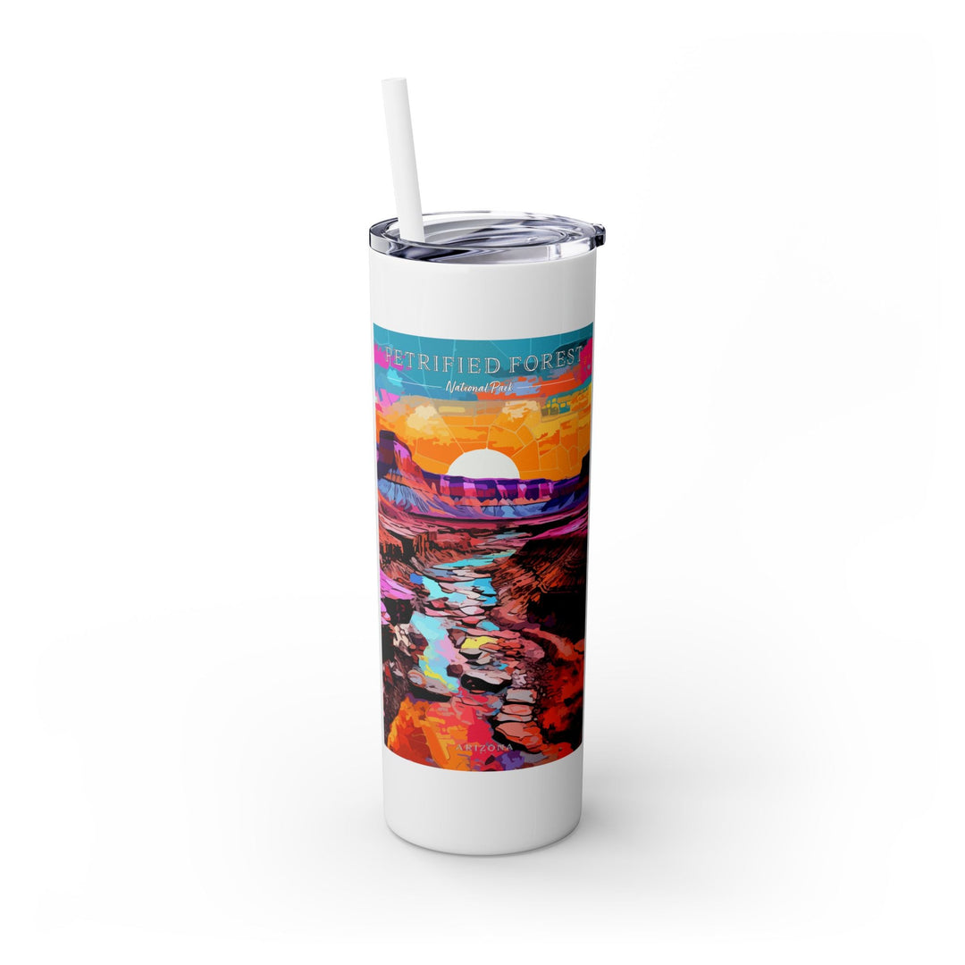 Petrified Forest National Park Skinny Tumbler, 20oz - My Nature Book Adventures