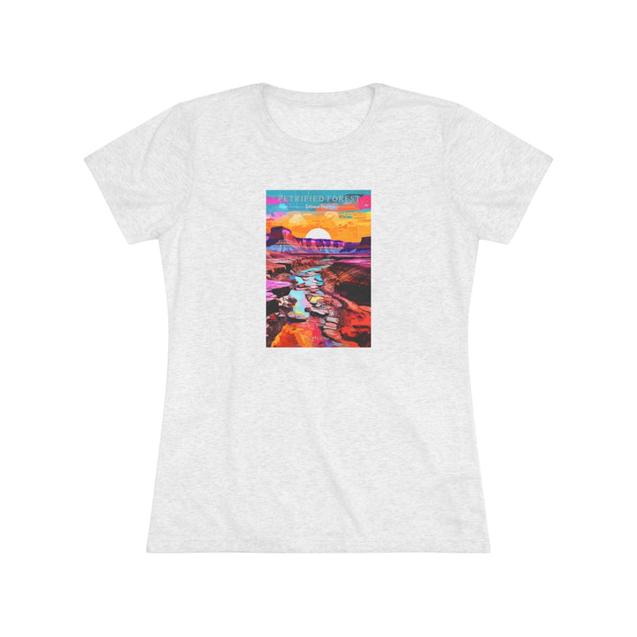 Petrified Forest National Park Women's Triblend Tee - My Nature Book Adventures