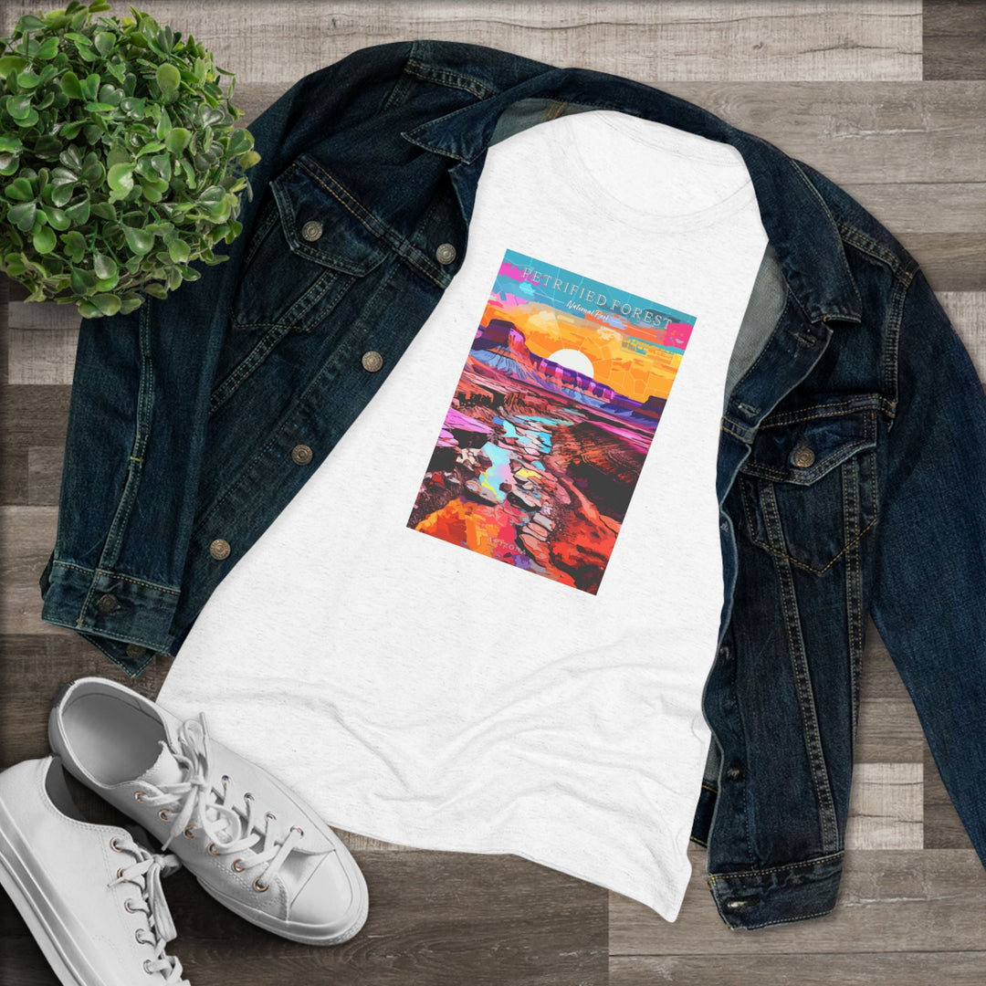 Petrified Forest National Park Women's Triblend Tee - My Nature Book Adventures