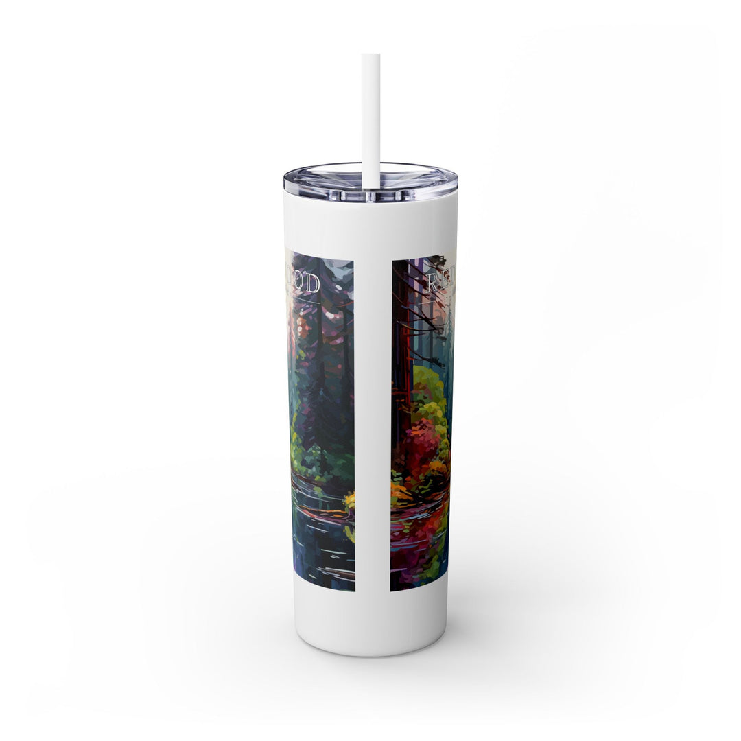 Redwood National Park Skinny Tumbler, 20oz - My Nature Book Adventures