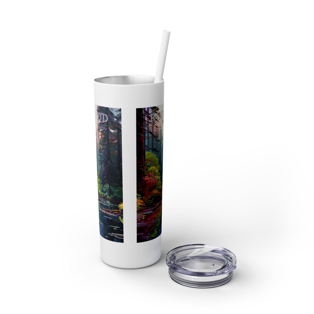 Redwood National Park Skinny Tumbler, 20oz - My Nature Book Adventures