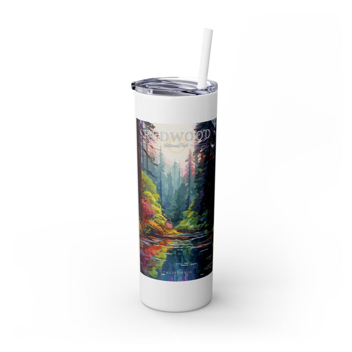 Redwood National Park Skinny Tumbler, 20oz - My Nature Book Adventures