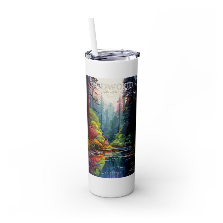 Redwood National Park Skinny Tumbler, 20oz - My Nature Book Adventures