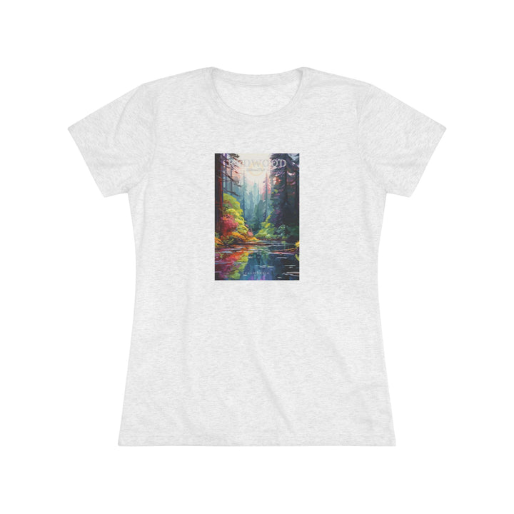 Redwood National Park Women's Triblend Tee - My Nature Book Adventures