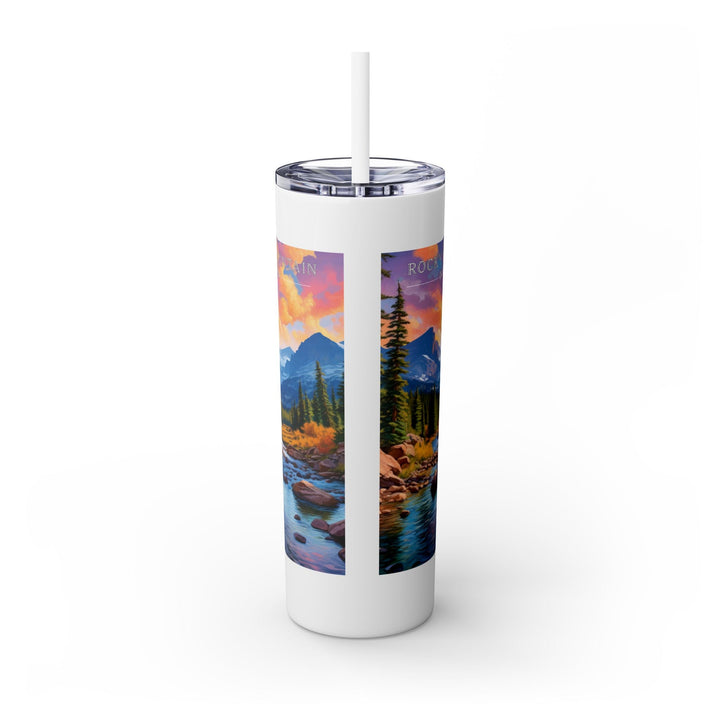 Rocky Mountain National Park Skinny Tumbler, 20oz - My Nature Book Adventures