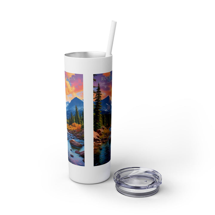 Rocky Mountain National Park Skinny Tumbler, 20oz - My Nature Book Adventures