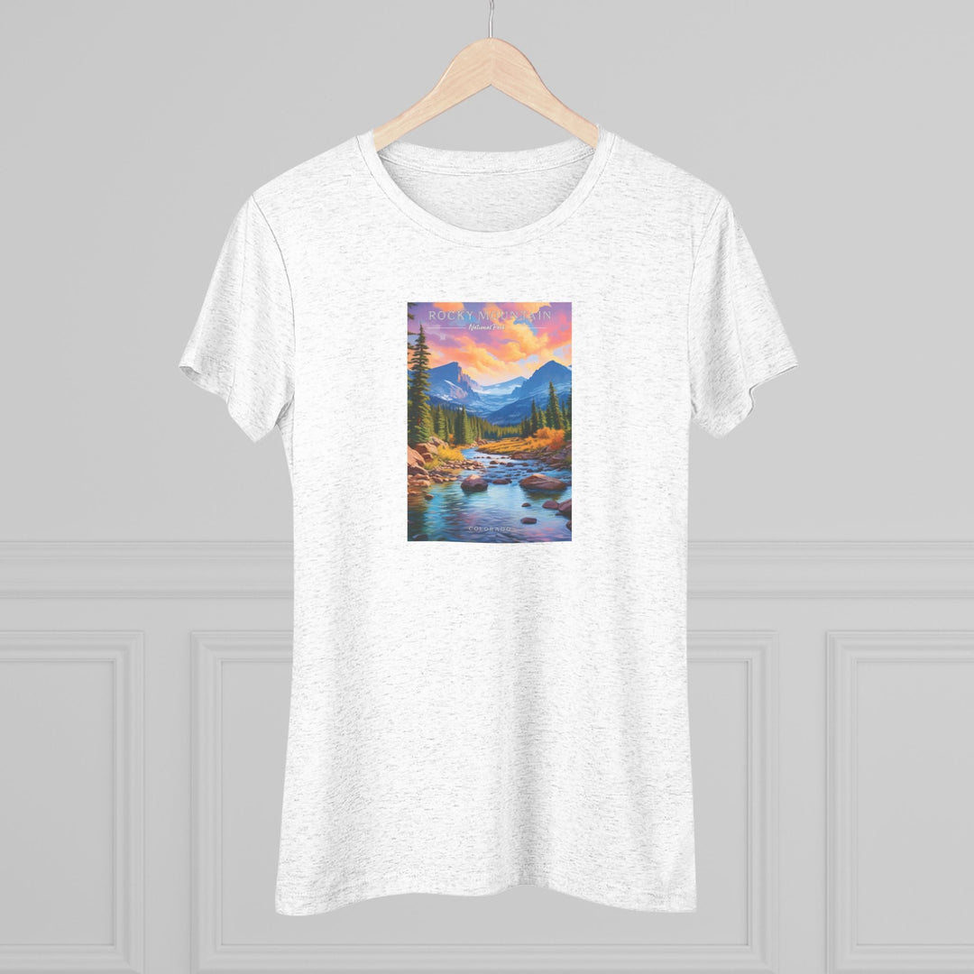 Rocky Mountain National Park Women's Triblend Tee - My Nature Book Adventures