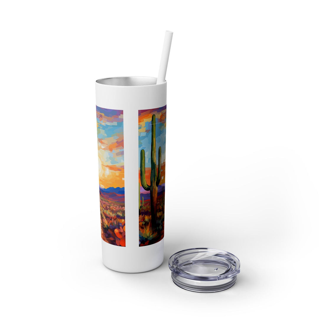 Saguaro National Park Skinny Tumbler, 20oz - My Nature Book Adventures