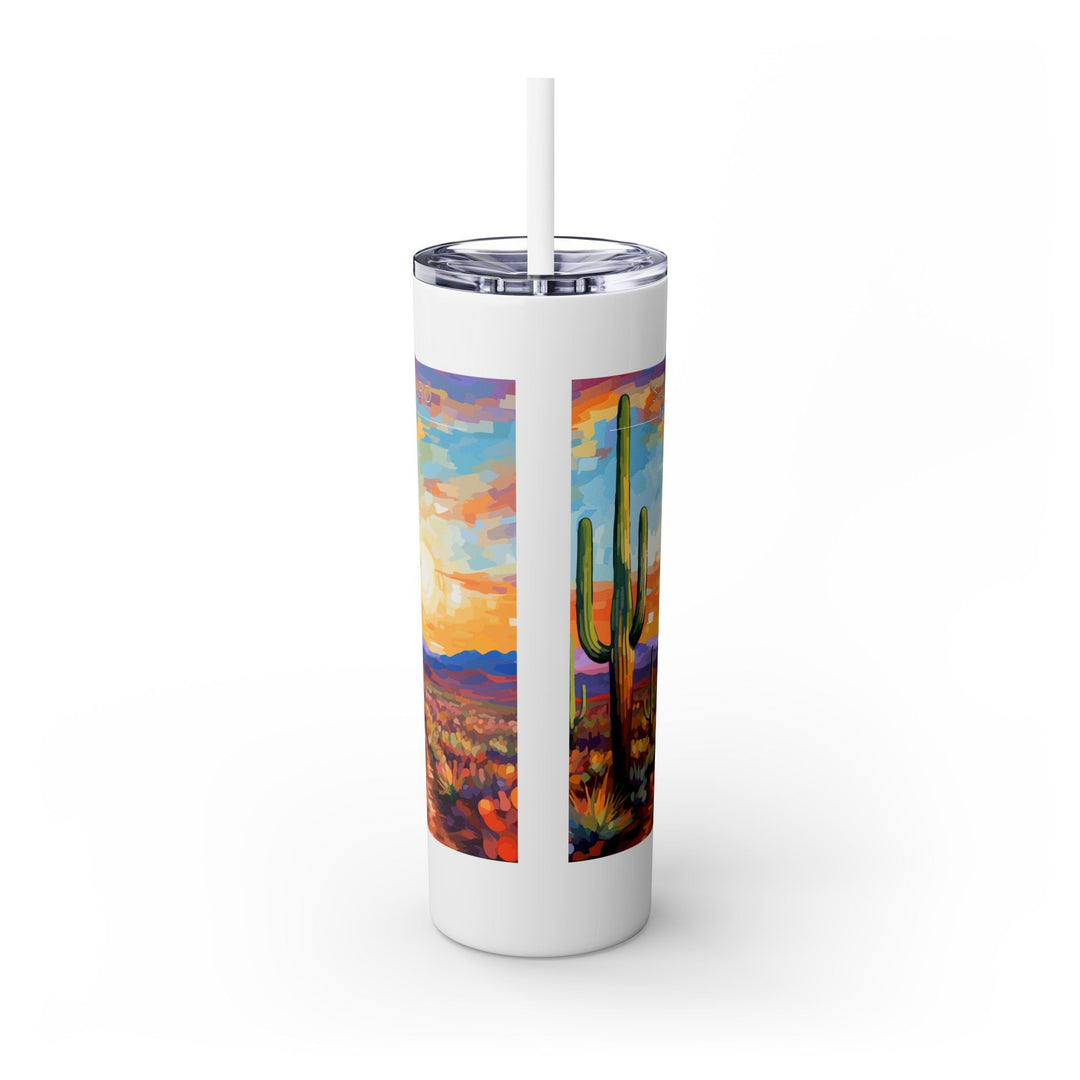 Saguaro National Park Skinny Tumbler, 20oz - My Nature Book Adventures