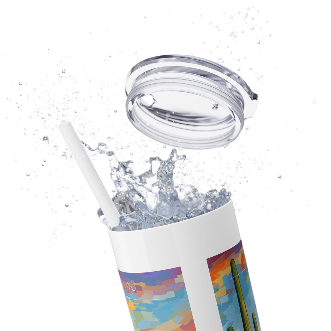 Saguaro National Park Skinny Tumbler, 20oz - My Nature Book Adventures