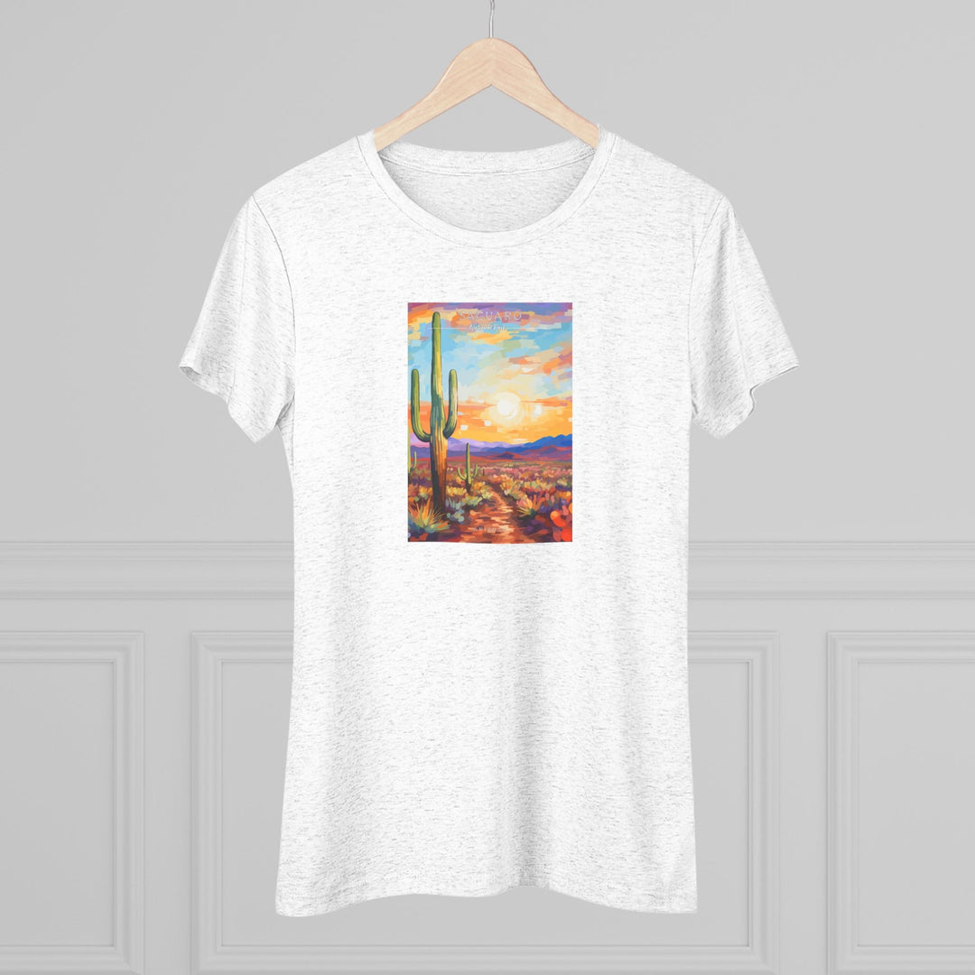 Saguaro National Park Women's Triblend Tee - My Nature Book Adventures