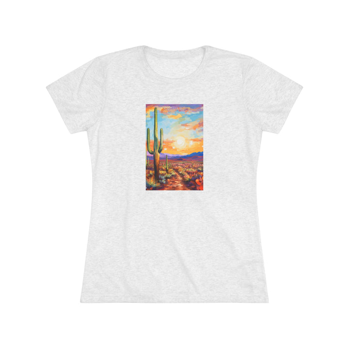 Saguaro National Park Women's Triblend Tee - My Nature Book Adventures