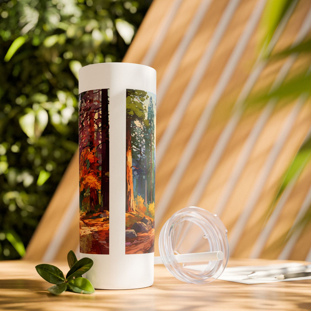 Sequoia National Park Skinny Tumbler, 20oz - My Nature Book Adventures