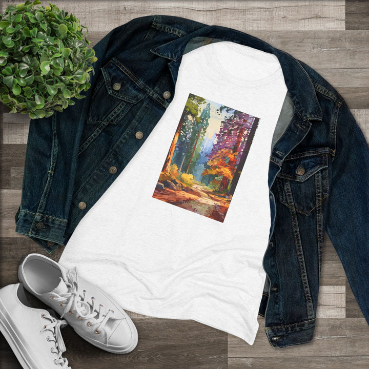 Sequoia National Park Women's Triblend Tee - My Nature Book Adventures